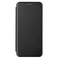 Étui à Rabat Xiaomi 11T/11T Pro - Fibre de Carbone - Noir