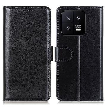 Étui Portefeuille Xiaomi 13 Pro avec Fermeture Magnétique - Noir