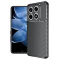 Coque Xiaomi 14T Pro en TPU Beetle Fibre de Carbone - Noire