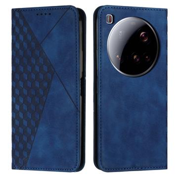 Étui Portefeuille Xiaomi 15 Ultra avec fermeture magnétique à motif de losange