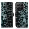 Étui Portefeuille Xiaomi 15T Pro en Cuir avec RFID - Série Crocodile