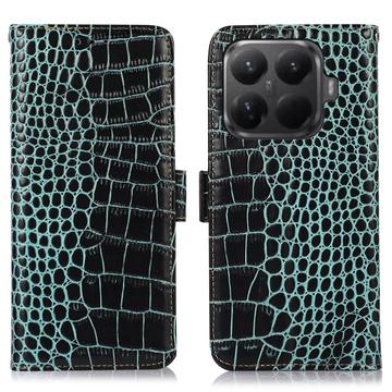 Étui Portefeuille Xiaomi 15T Pro en Cuir avec RFID - Série Crocodile