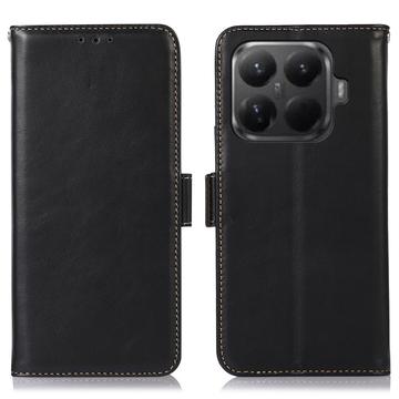 Étui Portefeuille Xiaomi 15T Pro en Cuir avec RFID - Noir