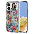 Coque Xiaomi 17 Pro Max en TPU à motif floral - Lys