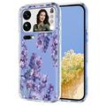 Coque Xiaomi 17 Pro Max en TPU à motif floral - Glycine