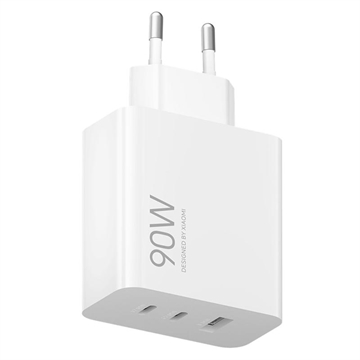 Adaptateur secteur à 3 ports Xiaomi 90W HyperCharge - Blanc