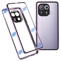 Coque Magnétique Xiaomi Mi 11 Pro avec Verre Trempé - Violete Claire
