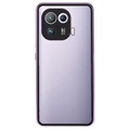 Coque Magnétique Xiaomi Mi 11 Pro avec Verre Trempé - Violete Claire
