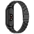 Bracelet en Acier Inoxydable Xiaomi Mi Band 5/6 - Noir