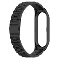 Bracelet en Acier Inoxydable Xiaomi Mi Band 5/6 - Noir