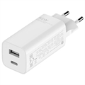 Chargeur rapide Xiaomi Mi avec GaN Tech - 65W - Blanc