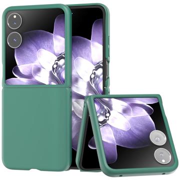Coque Xiaomi Mix Flip en Plastique Caoutchouté - Verte
