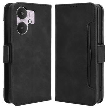 Étui Portefeuille Xiaomi Poco M6/Redmi 13R - Série Cardholder - Noir