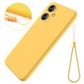 Coque Xiaomi Poco M6/Redmi 13R en Silicone Liquide - Jaune