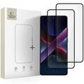 Protecteur d'écran en verre trempé Xiaomi Poco X7 Pro Tech-Protect Glass Fit+ - 2 Pcs. - Noir