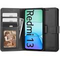 Étui Portefeuille Xiaomi Redmi 13 avec Aimant et Support Tech-Protect - Noir