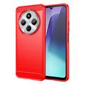 Coque Xiaomi Redmi 14C en TPU Brossé - Fibre de Carbone