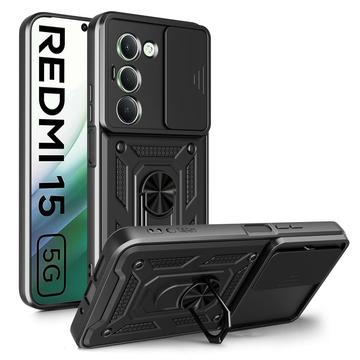 Coque Xiaomi Redmi 15 5G/4G Tech-Protect CamShield Pro - Noire