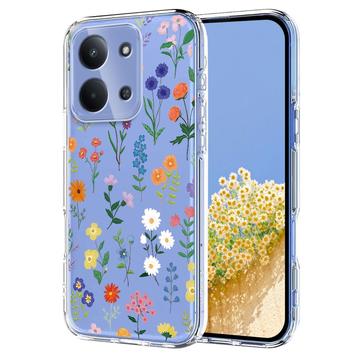 Coque Xiaomi Redmi 15C en TPU à motif floral