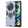 Coque Hybride Xiaomi Redmi A3 avec Support Bague - Bleue