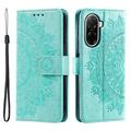 Étui Portefeuille Xiaomi Redmi A5 4G/Poco C71 Mandala Série - Vert