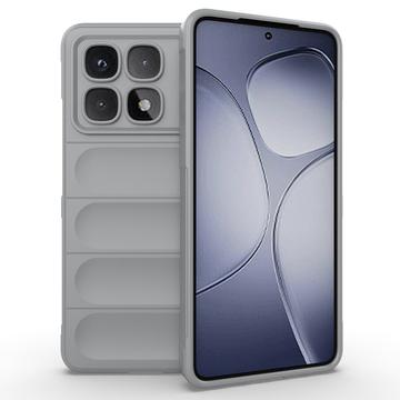 Coque Xiaomi Redmi K70 Ultra en TPU - Série Rugged - Gris Clair