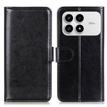 Étui portefeuille Xiaomi Redmi K90/Poco F8 Pro avec support - Noir