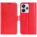 Étui Portefeuille Xiaomi Redmi Note 13R/Poco M6 4G/Redmi 13 5G avec Fermeture Magnétique - Rouge