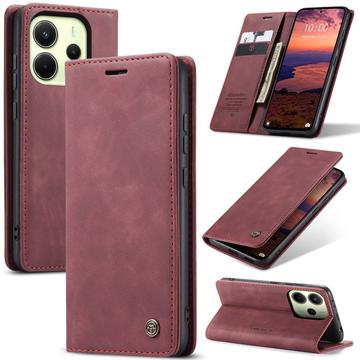 Étui Portefeuille Xiaomi Redmi Note 14 4G Caseme Série 013 - Bordeaux