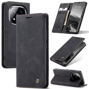 Étui Portefeuille Xiaomi Redmi Note 14 Pro 5G/14 Pro+ 5G/Poco X7 Caseme Série 013 - Noir