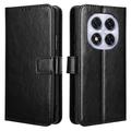 Étui Portefeuille Xiaomi Redmi Note 14 Pro 5G/14 Pro+ 5G/Poco X7 avec Fermeture Magnétique - Noir