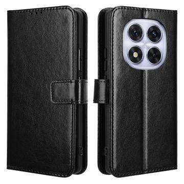 Étui Portefeuille Xiaomi Redmi Note 14 Pro 5G/14 Pro+ 5G/Poco X7 avec Fermeture Magnétique - Noir