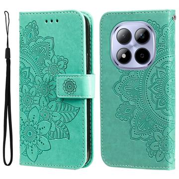 Étui Portefeuille Xiaomi Redmi Note 15 Pro 5G Mandala Série - Vert