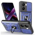 Coque Hybride Xiaomi Redmi Turbo 4/Poco X7 Pro à Anneau Rotatif avec Protection pour Appareil Photo