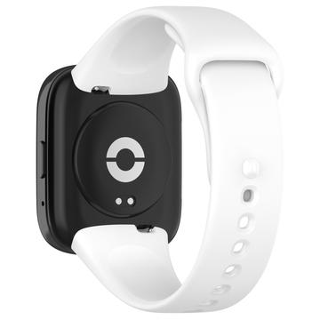 Bracelet Xiaomi Redmi Watch 3 Lite/3 Active en Silicone Souple - Blanc