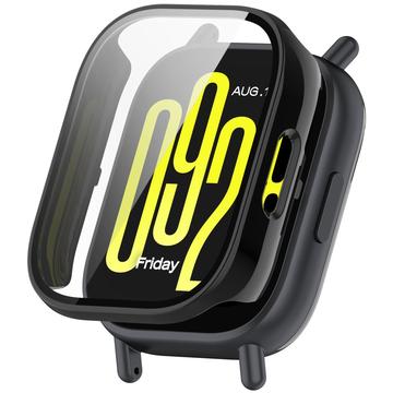 Coque Xiaomi Redmi Watch 5 Lite en Plastique avec Protecteur d\'Écran - Noire