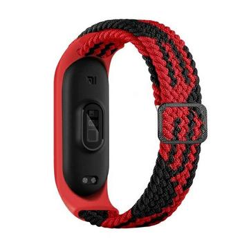 Bracelet en nylon Xiaomi Smart Band 8/9 Beline - Rouge / Noir