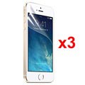 Film de Protection Ecran Xqisit pour iPhone 5 / 5S / SE - 3 pièces