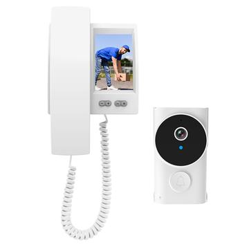Y9-KP1 Kit sonnette vidéo IP44 résistant à l\'eau - Audio bidirectionnel et vision nocturne