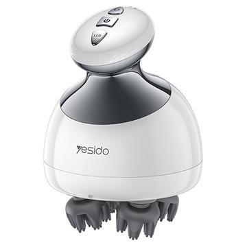 YESIDO MG12 Masseur de tête à faible bruit, étanche IPX7, avec station d\'accueil détachable