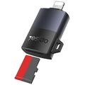 Yesido GS38 Lecteur de cartes Lightning vers TF pour iPhone et iPad