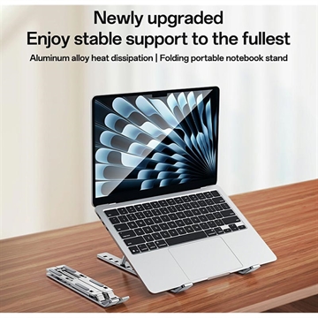 Yesido LP07 Support réglable pour ordinateur portable - 13-20" - Argent
