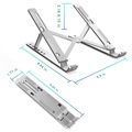 Support d\'Ordinateur Portable Multi-angle Réglable en Aluminium Z21