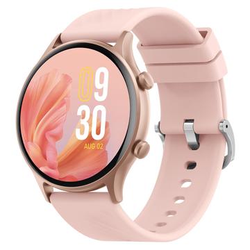 ZL73J Montre intelligente de surveillance de la santé avec appel Bluetooth - 1.39" - Rose Doré