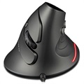 Souris de Jeu Verticale Zelotes T-30 avec 6 Boutons - Noir