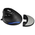 Souris de Jeu Verticale Zelotes T-30 avec 6 Boutons - Noir