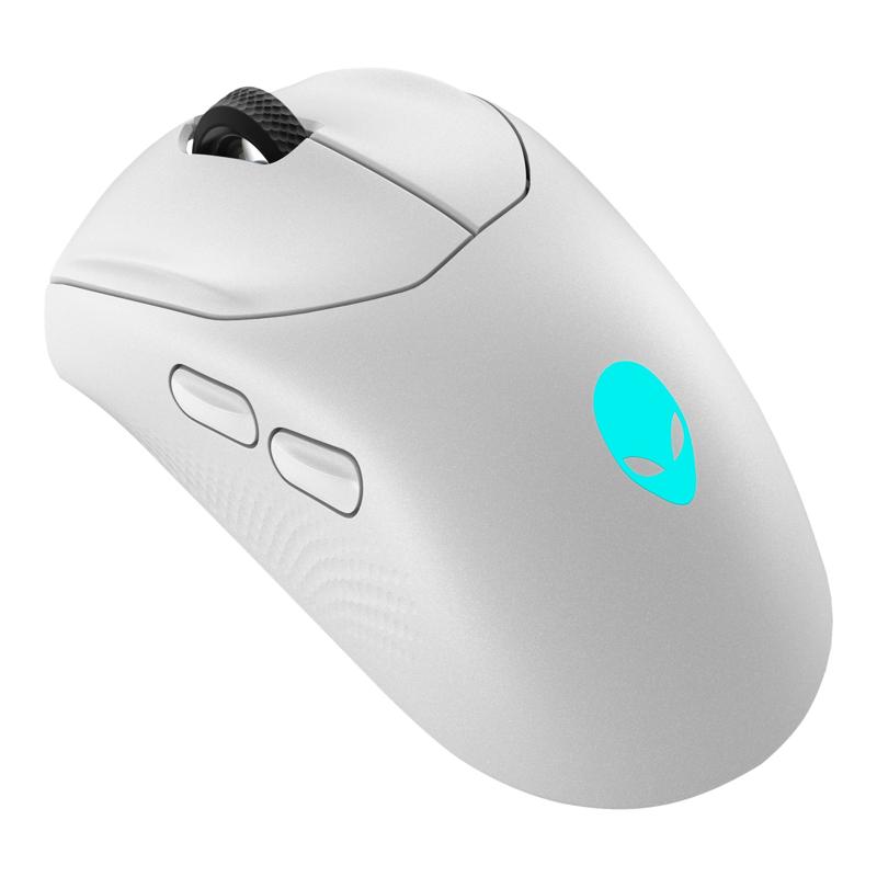 Alienware TriMode Gaming Mouse AW720M Câble Optique Sans Fil Blanc