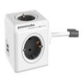 Unité de distribution d'énergie Allocacoc PowerCube Extended USB - 1.5 m