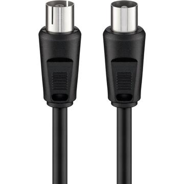 Câble Antenne Goobay - 1.5m - Noir