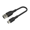 Belkin BOOST CHARGE Câble USB-A / Type-C - 15cm - Noir